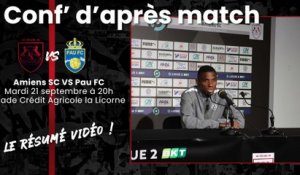 Conférence d'après match ASC - Pau FC: Mamadou Fofana