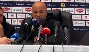 SCO-OM : la conf de presse de Jorge Sampaoli après le nul à Angers