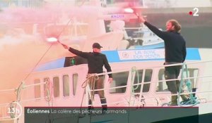 Éoliennes en mer : la grosse colère des pêcheurs normands