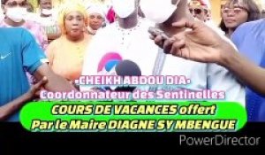 Le Maire de Tivaouane Diagne Sy Mbengue offre des cours de vacances à 1371 élèves