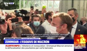 "Ce n'est pas au Président de commenter les débats": Emmanuel Macron refuse de se prononcer sur Éric Zemmour