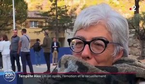 Tempête Alex : un an après le drame, vive émotion dans les Alpes-Maritimes
