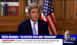 John Kerry sur la crise des sous-marins: "Ce n'était pas une trahison, c'était une absence de communication"