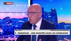 Eric Ciotti : «Je pourrais voter Eric Zemmour»