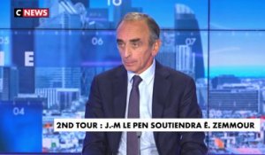 Présidentielle 2022 : «Je prends tous les soutiens, Jean-Marie Le Pen est un citoyen français comme les autres», a déclaré Eric Zemmour