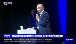 Présidentielle: Éric Zemmour grimpe encore dans les sondages, Marine Le Pen décroche