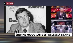 Pascal Praud rend hommage à Étienne Mougeotte, «un journaliste jusqu'au bout des ongles»