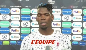 Pogba : «Vous verrez dimanche ce qu'on s'est dit à la mi-temps» - Foot - Bleus