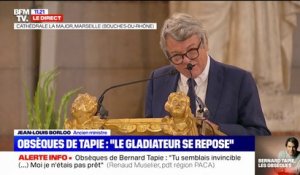 Jean-Louis Borloo rend hommage à Bernard Tapie: "Tu n'as pas été maire de Marseille, tu as été Marseille"