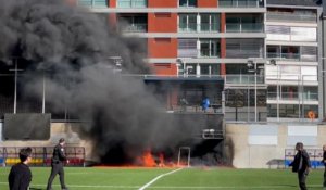 Incendie dans le stade quelques heures avant Andorre-Angleterre