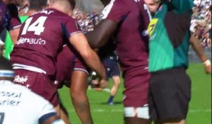 TOP 14 - Essai de Ulupano SEUTENI (UBB) - Union Bordeaux-Bègles - Montpellier Hérault Rugby - J06 - Saison 2021:2022