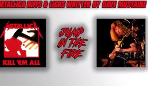 Metallica Riffs and solos Written By Dave Mustaine of Megadeth