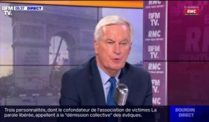 Pour Michel Barnier, les paroles d'Édouard Philippe "montrent un double jeu"