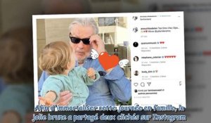Alain Delon grand-père en forme - sa fille Anouchka dévoile des clichés intimes