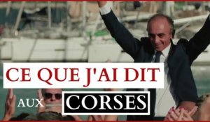 Éric Zemmour en conférence en Corse