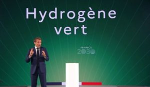 Emmanuel Macron : "Devenir le leader de l'hydrogène vert en 2030."