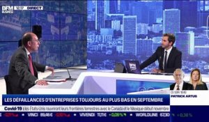 Claude Piot (Banque de France) :Les défaillances d'entreprises toujours au plus bas en septembre - 13/10