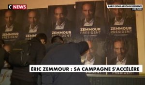 Eric Zemmour et ses militants sur le pied de guerre