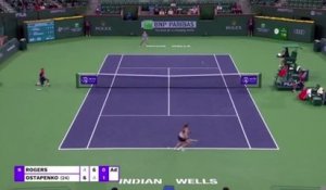 Indian Wells - Ostapenko se hisse en demies