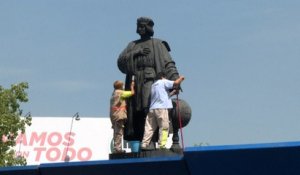 À Mexico, la statue d’une femme indigène va remplacer celle de Christophe Colomb