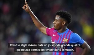 9e j. - Koeman : "Ansu Fati est un joueur de grande qualité"