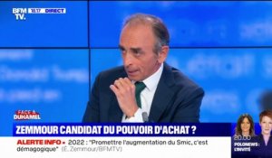Éric Zemmour: "Globalement, la France ne travaille pas assez, n'a pas assez d'activité"