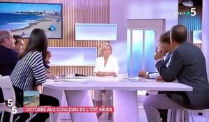 Anne-Elisabeth Lemoine relève un pari et se dévoile en maillot de bain en direct dans « C à vous » sur France 5 - VIDEO