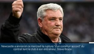 Newcastle - Steve Bruce quitte le club !