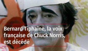 Bernard Tiphaine, la voix française de Chuck Norris, est décédé