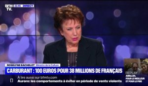 Le gouvernement a-t-il mis trop de temps à réagir aux prix des carburants? Pour Roselyne Bachelot, "une politique d'aides, ça ne se fait pas au coin d'une table de bistro"