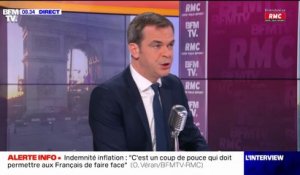 Olivier Véran sur "l'indemnité inflation": "On a souhaité quelque chose de simple, versé rapidement et automatiquement"