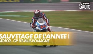 Le sauvetage de l'année en Moto2 ! - GP d'Émilie-Romagne
