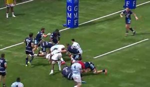 TOP 14 - Essai de Max SPRING (R92) - Racing 92 - Montpellier Hérault Rugby - J08 - Saison 2021/2022