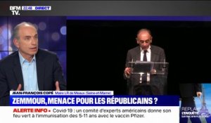 Jean-François Copé: Éric Zemmour "ce n'est pas la solution, mais c'est le risque de toutes les tensions sans réponses concrètes"