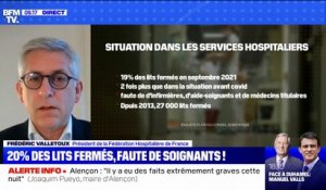 Le président de la Fédération hospitalière de France alerte sur "la démotivation" des soignants "face à un hôpital qui va de crise en crise"