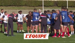 Les Bleus travaillent les fins de match à l'entraînement - Rugby - France