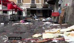 Inondations en Sicile : des pluies torrentielles s'abattent sur la ville de Catane