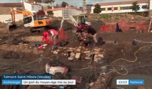 Vendée : des archéologues découvrent un port du Moyen-Âge