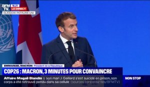 Emmanuel Macron: "Nous avons tenu bon" depuis la COP21