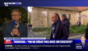 Stéphane Troussel à propos d'Éric Zemmour: "On ne débat pas avec un fasciste, on le combat avec les armes de la République"