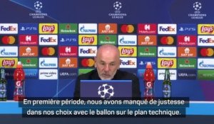 Groupe B - Pioli : "Ce résultat nous complique les choses"