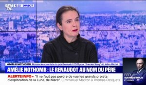 Amélie Nothomb avoue ne pas avoir "éclaté en sanglots quand Éric Zemmour a quitté la maison d'édition Albin Michel", qui est aussi son éditeur
