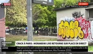 Porte de La Villette - L'équipe de "Morandini Live" prise à partie en direct ce matin par des toxicomanes et cible de jets de bouteilles de verre - VIDEO