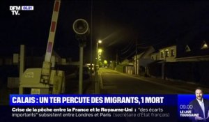 Un TER a percuté 4 migrants ce jeudi à Calais, l'un d'eux est mort