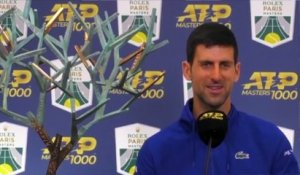ATP - Rolex Paris Masters 2021 - Novak Djokovic : "Je suis prêt pour une grande bataille contre Daniil Medvedev"