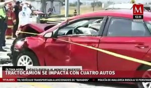 Découvrez les images impressionnantes d'un gigantesque accident sur une autoroute du centre du Mexique qui a fait au moins 19 morts et 3 blessés