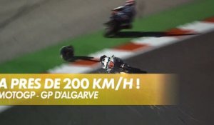 La très lourde chute d'Albert Arenas ! - GP d'Algarve Moto 2