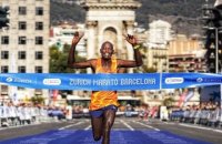 L'arrivée de la course - Athlétisme - Marathon de Barcelone