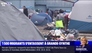Nord: près de 1500 migrants s'entassent dans des campements de fortune à Grande-Synthe