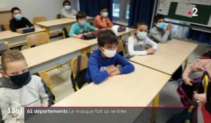 Masque à l'école : les élèves de 61 départements concernés